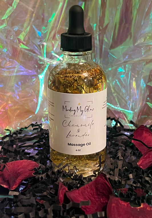 Chamomile & Lavender - 4 oz Massage Oil