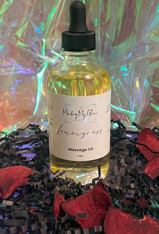 Lemongrass - 4 oz Massage Oil